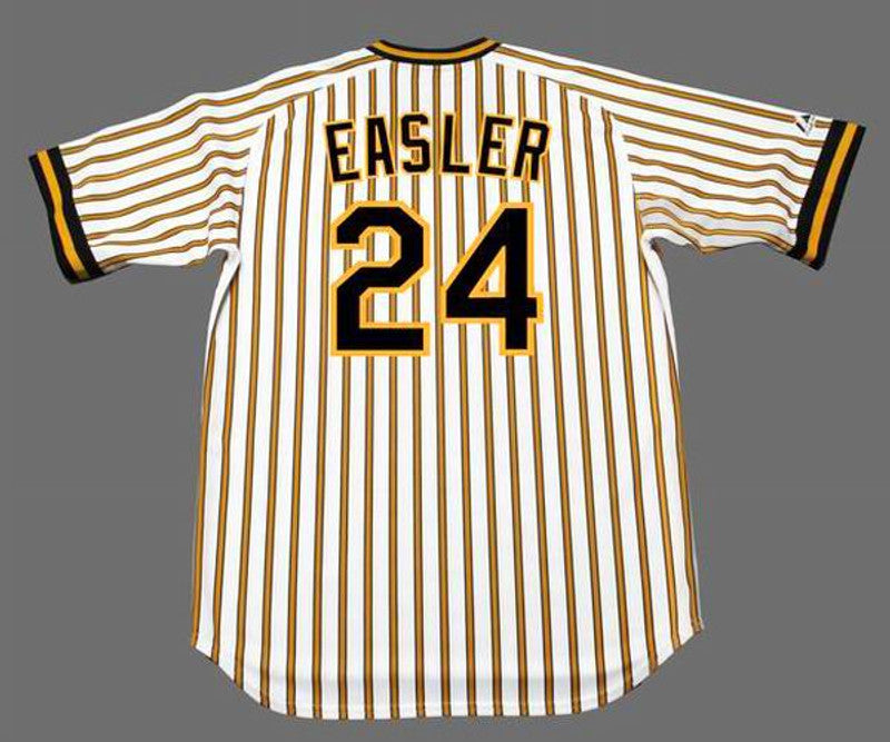 Pittsburgh Pirates Mike Easler Cooperstown MLB jersey front view
