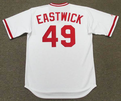 Cincinnati Reds Rawly Eastwick Cooperstown MLB jersey front view
