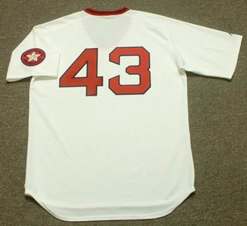 Boston Red Sox Dennis Eckersley 1970s Cooperstown MLB jersey front view