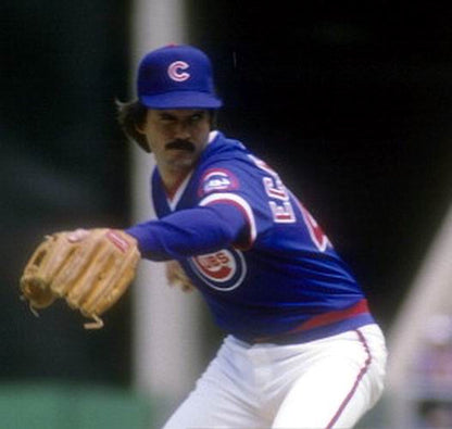 Chicago Cubs Dennis Eckersley Cooperstown MLB jersey front view