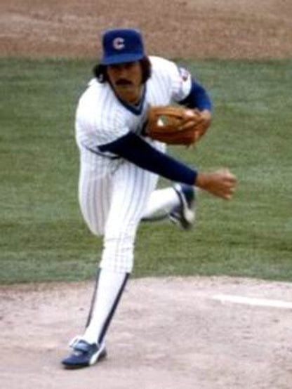 Chicago Cubs Dennis Eckersley Cooperstown MLB jersey front view
