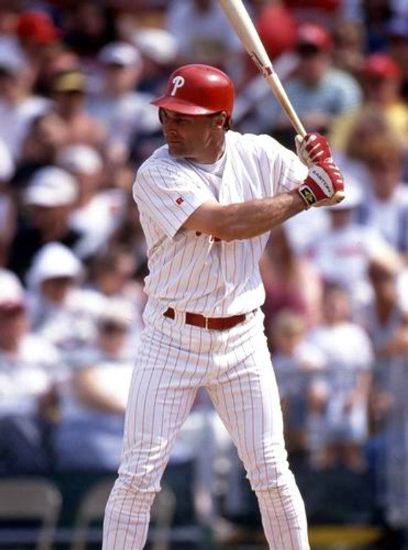 Philadelphia Phillies Jim Eisenreich 1990s Cooperstown MLB jersey front view