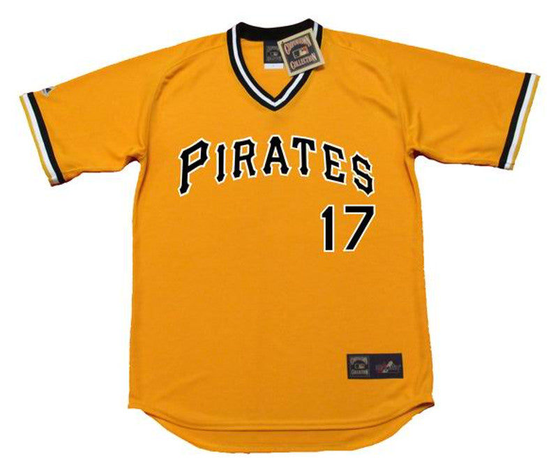 Pittsburgh Pirates Dock Ellis 1970s Cooperstown MLB jersey front view