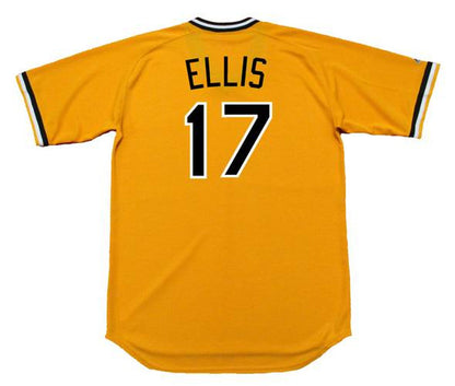 Pittsburgh Pirates Dock Ellis 1970s Cooperstown MLB jersey front view