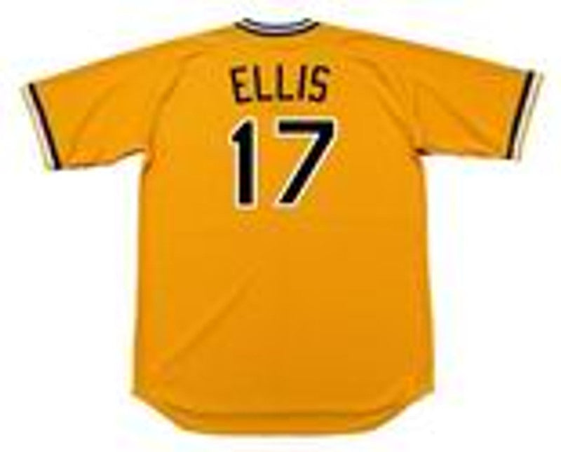 Pittsburgh Pirates Dock Ellis 1970s Cooperstown MLB jersey front view
