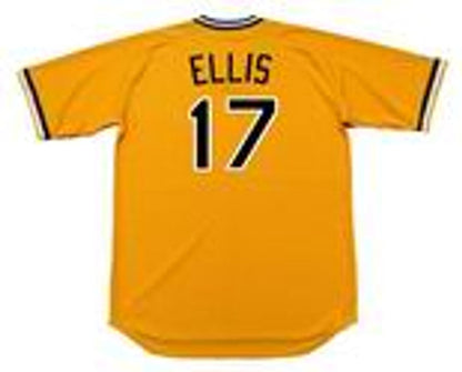 Pittsburgh Pirates Dock Ellis 1970s Cooperstown MLB jersey front view
