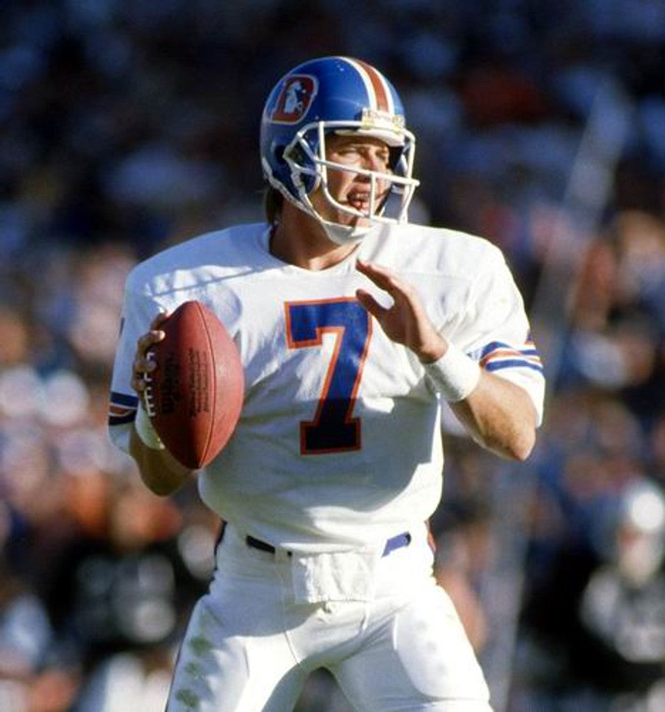 Denver Broncos 1980s Name Number NFL jersey front view