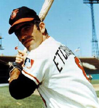 Baltimore Orioles Andy Etchebarren Cooperstown MLB jersey front view