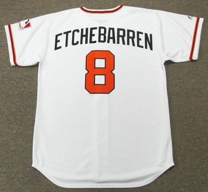 Baltimore Orioles Andy Etchebarren Cooperstown MLB jersey front view