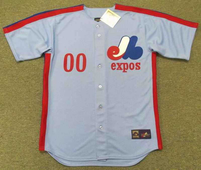 Montreal Expos 1980s Cooperstown Name Number MLB jersey front view