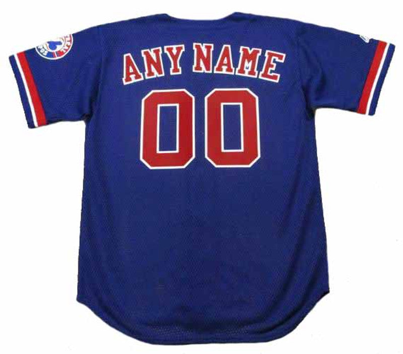 Montreal Expos 1990s Name Number MLB jersey front view