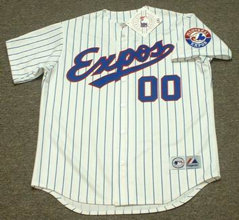 Montreal Expos 1990s Name Number MLB jersey front view
