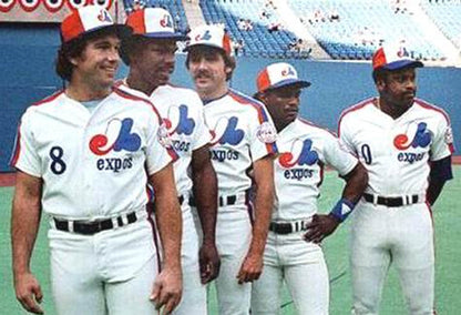 Montreal Expos 1980s Cooperstown Name Number MLB jersey front view