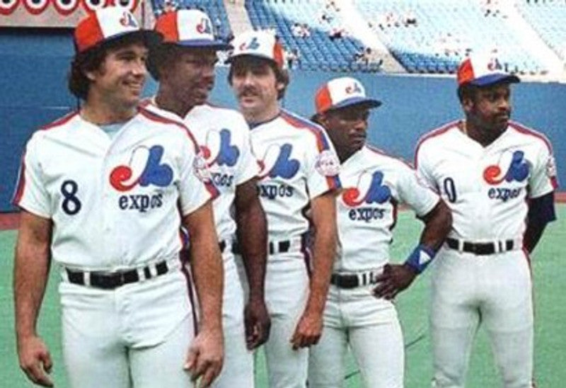Montreal Expos 1980s Cooperstown MLB jersey front view