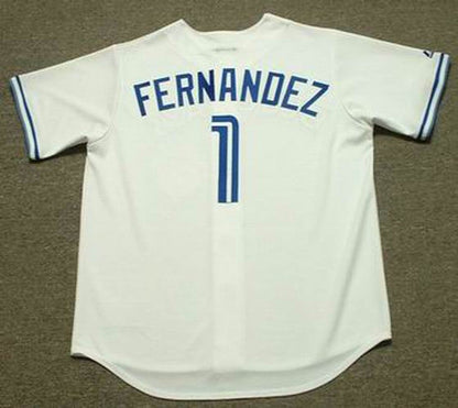 Toronto Blue Jays Tony Fernandez Cooperstown MLB jersey front view