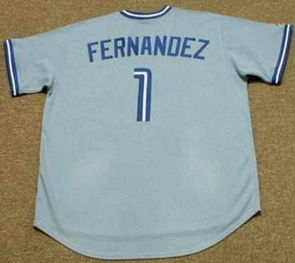 Toronto Blue Jays Tony Fernandez Cooperstown MLB jersey front view