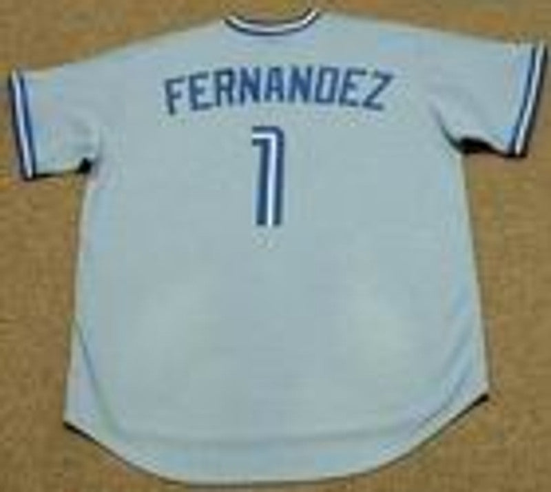 Toronto Blue Jays Tony Fernandez Cooperstown MLB jersey front view