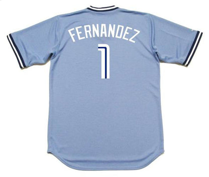 Toronto Blue Jays Tony Fernandez Cooperstown MLB jersey front view