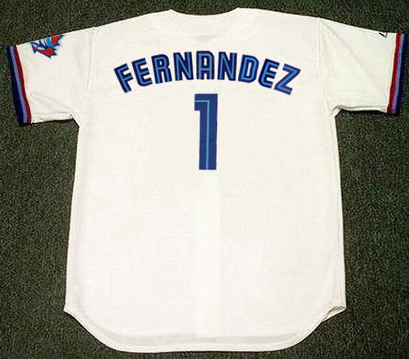 Toronto Blue Jays Tony Fernandez MLB jersey front view