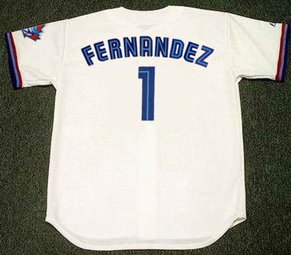 Toronto Blue Jays Tony Fernandez MLB jersey front view