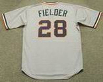 Detroit Tigers Prince Fielder 1980s Cooperstown MLB jersey front view