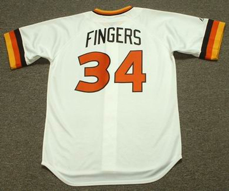 San Diego Padres Rollie Fingers Cooperstown MLB jersey front view