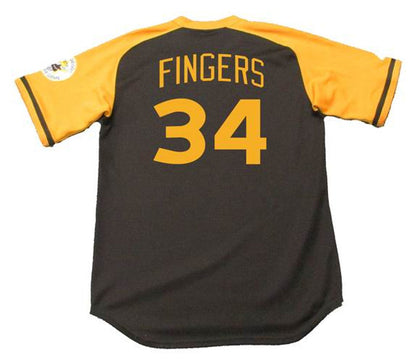 San Diego Padres Rollie Fingers Cooperstown MLB jersey front view
