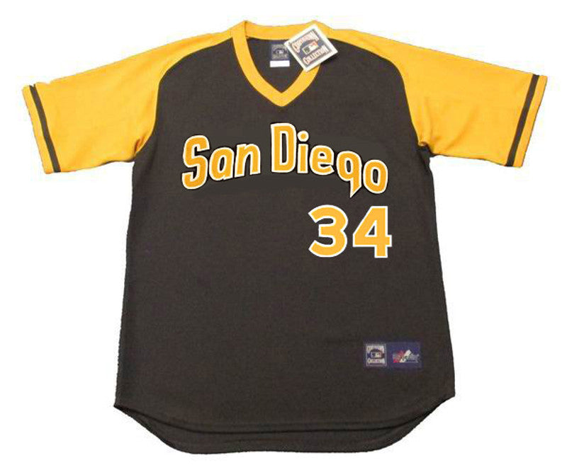 San Diego Padres Rollie Fingers MLB jersey front view