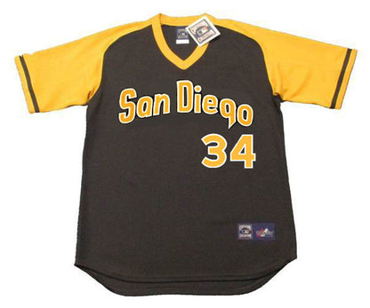 San Diego Padres Rollie Fingers MLB jersey front view