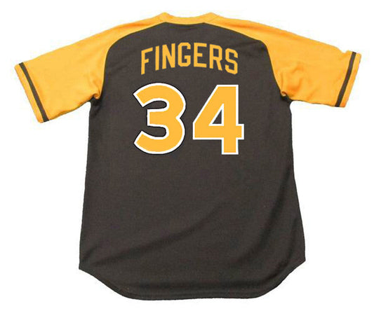 San Diego Padres Rollie Fingers MLB jersey front view