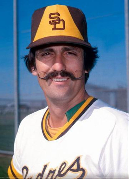 San Diego Padres Rollie Fingers 1970s Cooperstown MLB jersey front view