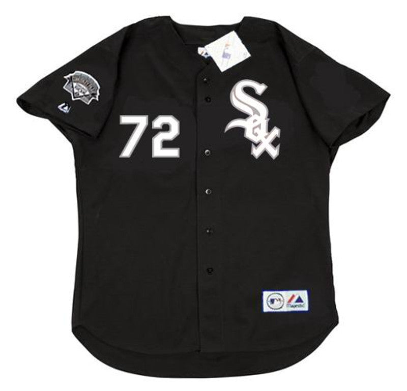 Chicago White Sox Carlton Fisk MLB jersey front view