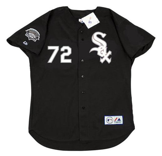 Chicago White Sox Carlton Fisk MLB jersey front view