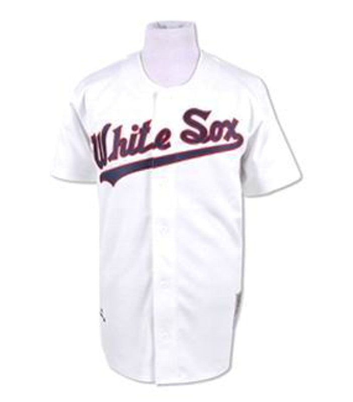 Chicago White Sox Carlton Fisk MLB jersey front view