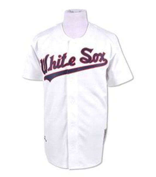 Chicago White Sox Carlton Fisk MLB jersey front view