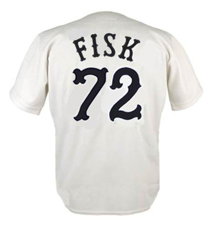Chicago White Sox Carlton Fisk MLB jersey front view