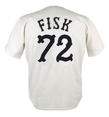 Chicago White Sox Carlton Fisk MLB jersey front view
