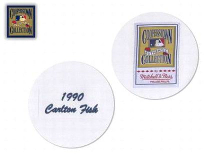 Chicago White Sox Carlton Fisk MLB jersey front view