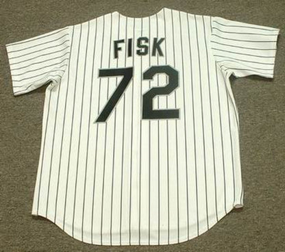 Chicago White Sox Carlton Fisk MLB jersey front view