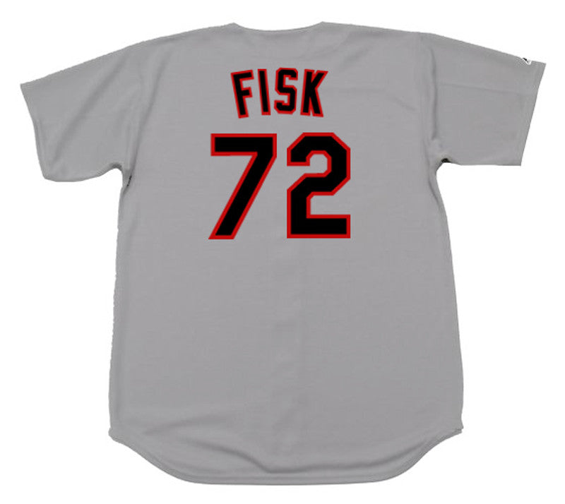 Chicago White Sox Carlton Fisk MLB jersey front view