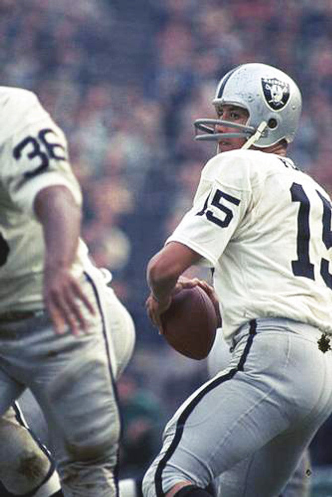 Oakland Raiders Tom Flores NFL jersey front view