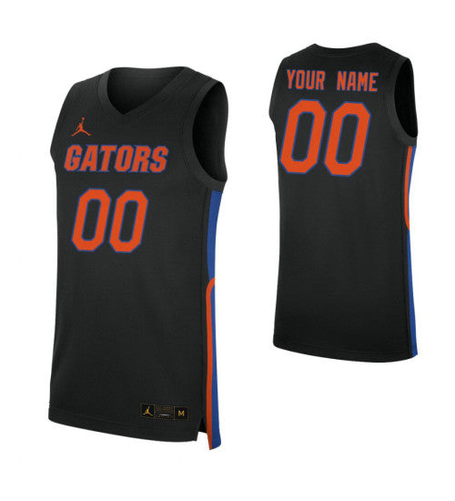 Florida Gators Custom Jersey Black stitched retro jersey