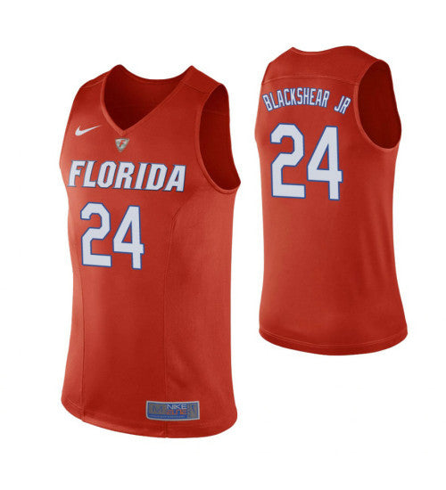 Florida Gators 24 Kerry Blackshear Jr Orange College Basketball Jersey | Stitched Jersey RTJS 4575