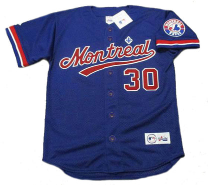 Montreal Expos Cliff Floyd MLB jersey front view