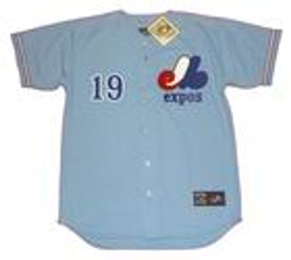 Montreal Expos Tim Foli Cooperstown MLB jersey front view