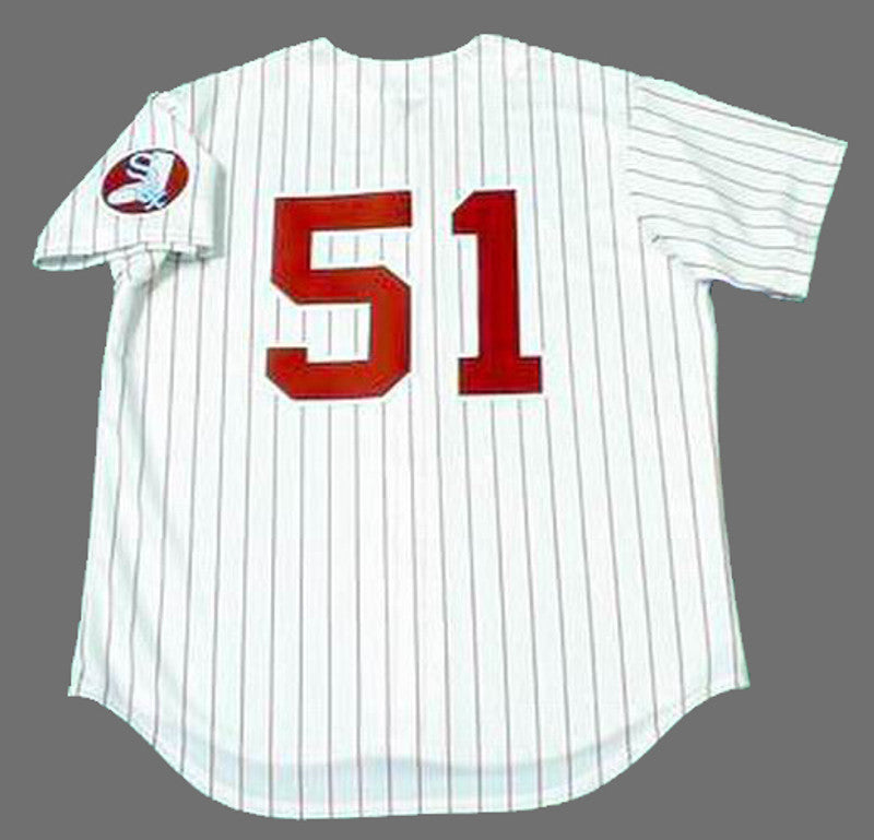 Chicago White Sox Terry Forster 1970s MLB jersey front view