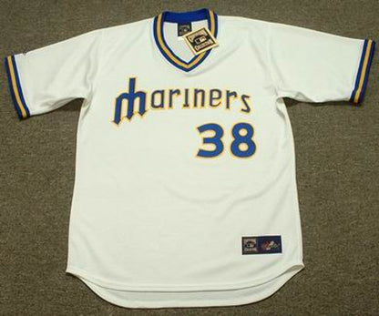 Seattle Mariners Floyd Bannister Cooperstown MLB jersey front view