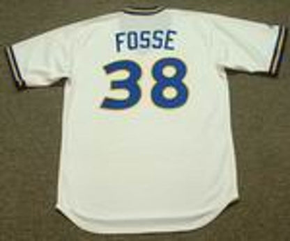 Seattle Mariners Ray Fosse Cooperstown MLB jersey front view