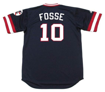 Cleveland Indians Ray Fosse Cooperstown MLB jersey front view