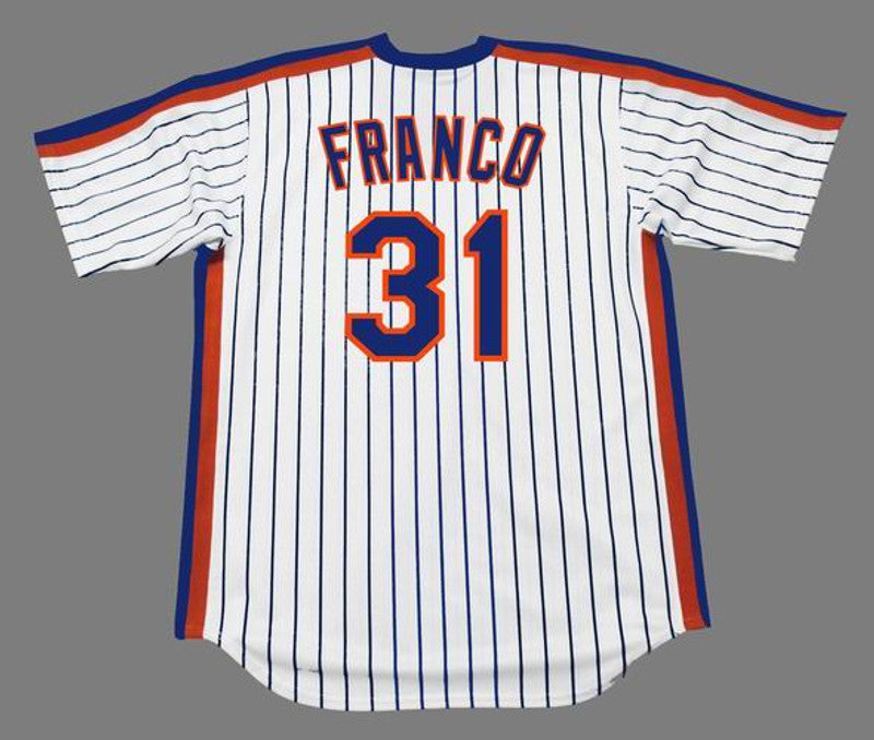 New York Mets John Franco Cooperstown MLB jersey front view
